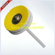 Хвостовик 2,35 мм зуботехнические материалы желтое колесо с защитой щетка мини-кисточка для стоматологической полировки 100 шт./кор
