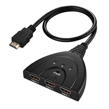 Amkle Mini 3 порта HDMI сплиттер Кабель-адаптер 1.4b 4K* 2K 1080P Переключатель HDMI 3 в 1 выход порт концентратор для HDTV Xbox PS3 PS4
