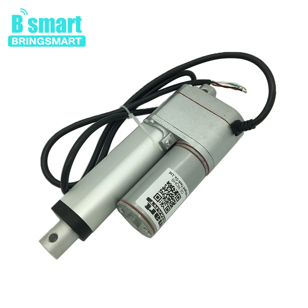 Bringsmart SRA DW 50 мм ход 2 дюйма 12 В DC потенциометр линейный привод 5 40 мм/секция нагрузка