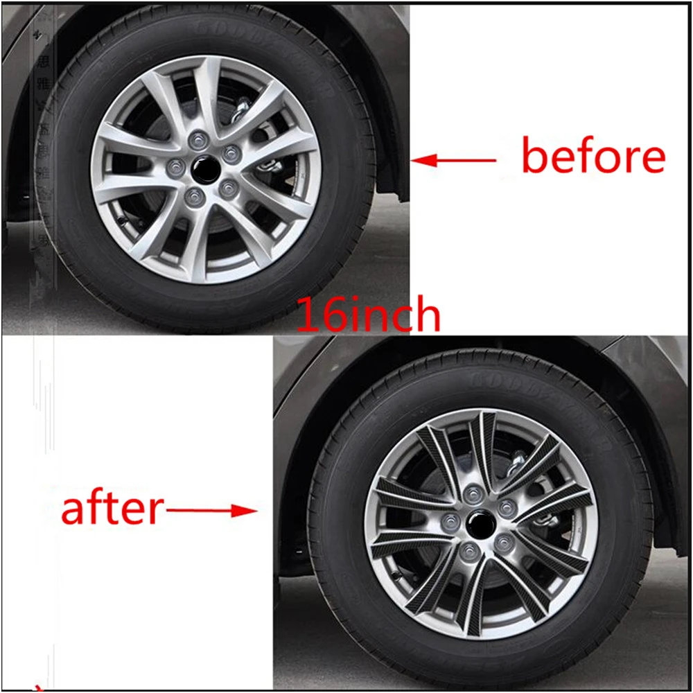 Car-stying-Wheel-Hub-Carbon-Fiber-Car-Stickers-For-New-MAZDA-3-M3-AXELA-2013-2014_