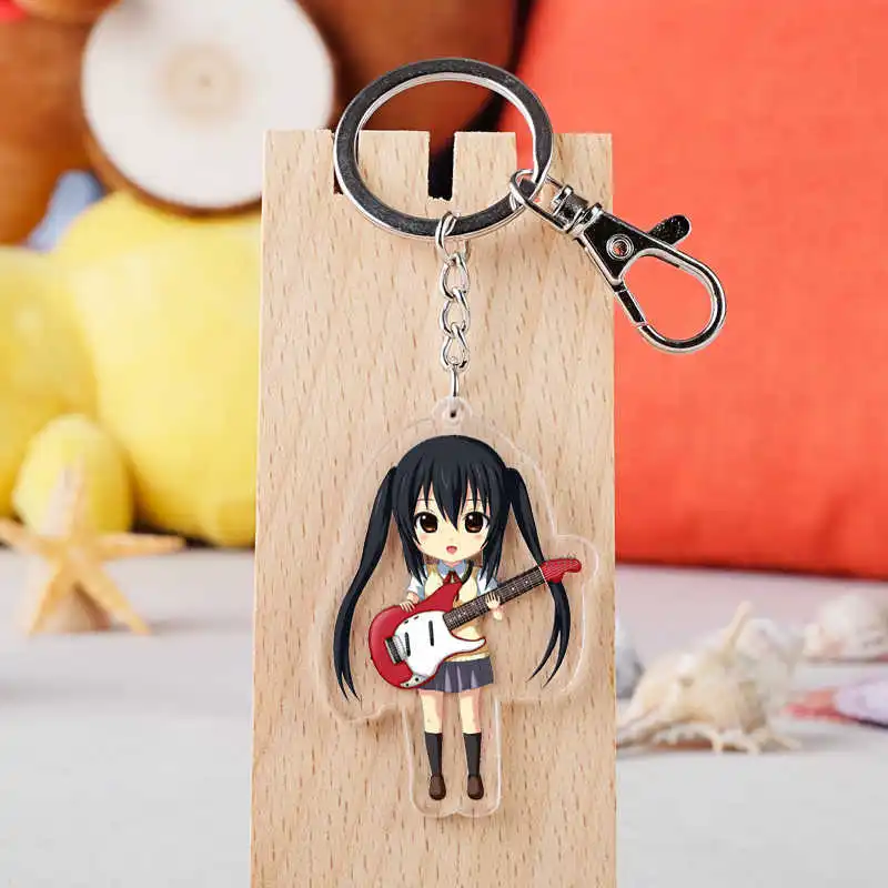 10 шт./лот аниме K ON! Акриловый брелок игрушечная фигурка Akiyama Mio Tainaka Ritsu подвеска