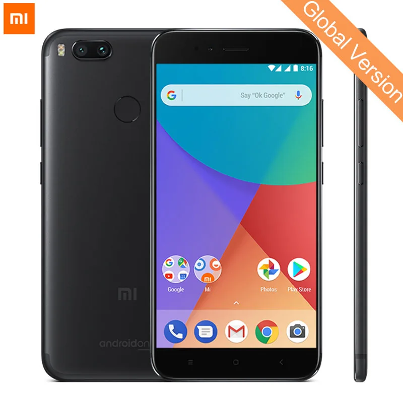 Глобальная версия Xiaomi Mi A1 4 ГБ 64 мобильный телефон 5 дюймов 1080 P двойной Камера 12.0MP