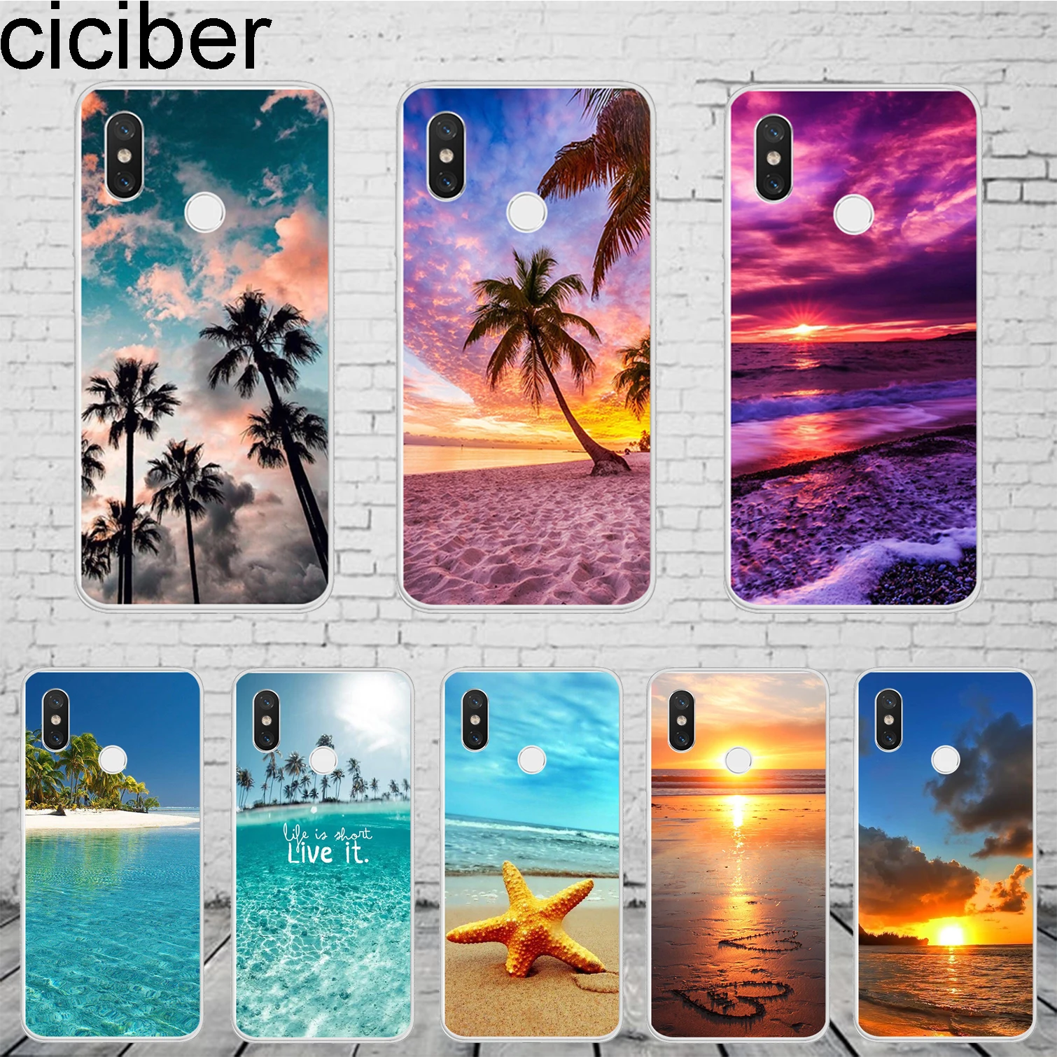 

ciciber Hawaiian Beach For Xiaomi MIX MAX 3 2 1 S Pro Harry Potter Phone Case For Xiaomi A2 A1 8 6 5 X 5C 5S Plus SE Cover Coque