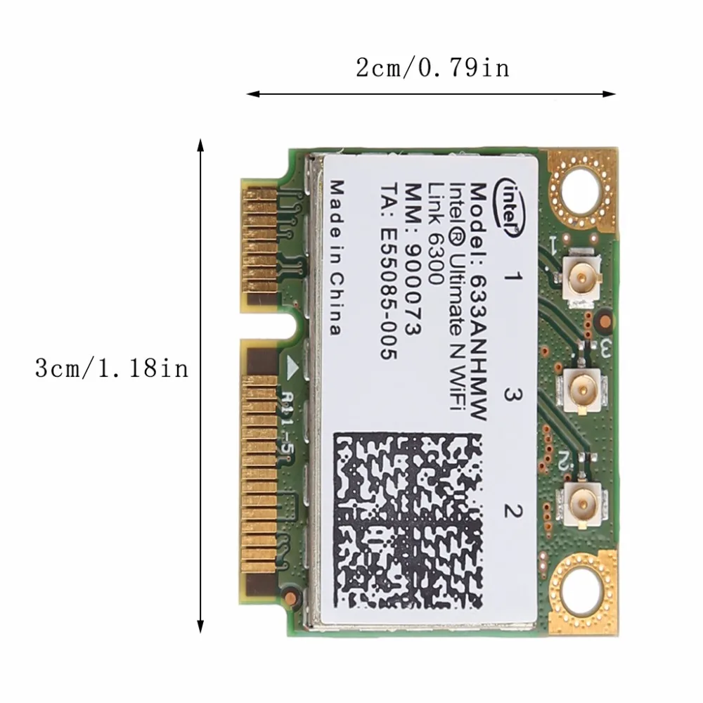 2018 Dual Band 450 м 633 622anhmw PCI E Беспроводной карты для Intel Ultimate N Wi Fi Link 6300|Сетевые карты| |