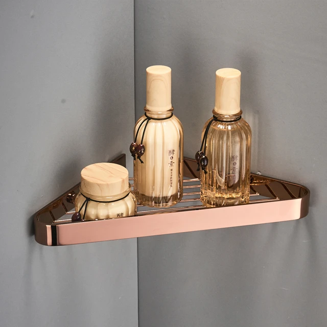 Brass Bath Shower Caddy Rack Holder