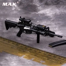 1/6 Scale Weapon Figure Toy Black M4A1 Military Assault toy Rifle Model For 12 inches Soldier Figure Accessories Collection gears of war 2 cavalry assault rifle chainsaw gun scale 1 1 paper model diy handmade toy