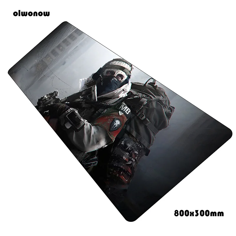 Tom clancy's the division коврик для мыши Инди-поп компьютерный геймер Коврик для мыши 800x300x3 мм padmouse властный коврик для мыши коврики для Кабинета