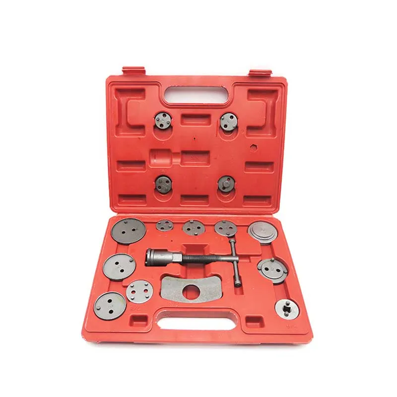 

16-Piece Universal Front Rear Caliper Disc Brake Screw-In Wind Back Rewind Piston Compression Tool Kit Set