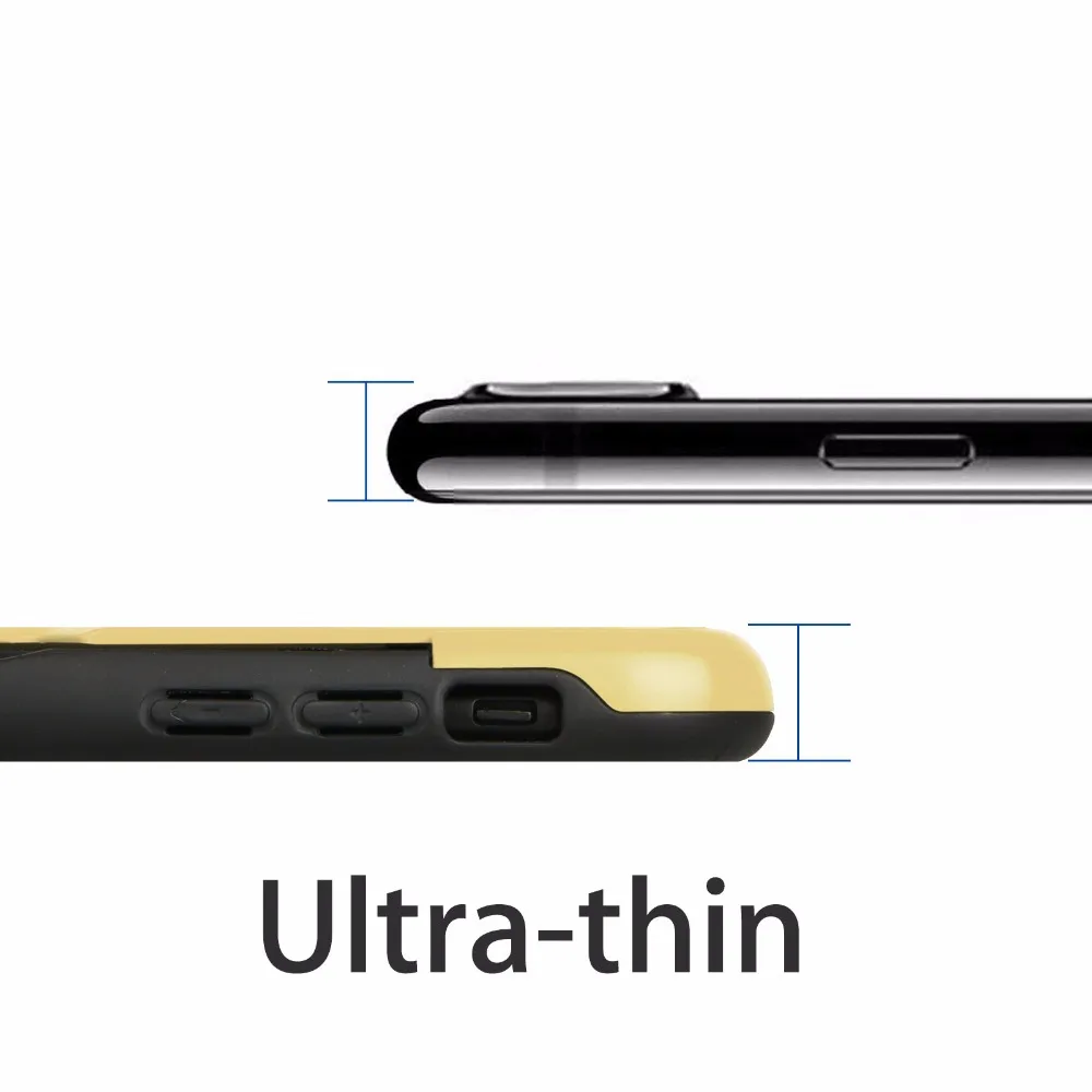 20 шт./лот/партия, ультра тонкий чехол из ТПУ+ ПК для iphone 6 7 8 X XR XS Max 6 7 8 plus