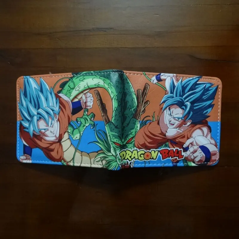 Горячая новинка аниме-кошелек мультфильм Dragon Ball кошельки carteira анимация держатель карты сумки подарок для мужчин дети кожаный короткий кошелек