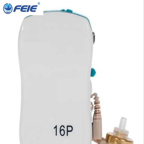 CE approved S-16P Cassette Hearing Aid FEIE Pocket High Power Wired Box Mini Hearing Aid with cheap discount price free shipping