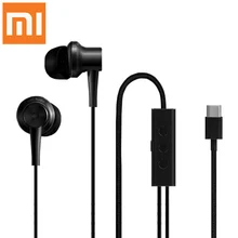 Original XIAOMI Mi Noise-canceling Earphone USB Type-C Earbuds Earpods Mic Noise Canceling Earphones for Xiaomi