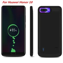 Чехол для аккумулятора huawei Honor 10, чехол для зарядного устройства 6500 мАч, чехол для смартфона, внешний аккумулятор для huawei Honor 10, чехол для аккумулятора