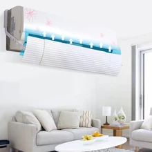 Регулируемый дефлектор кондиционера Телескопический воздушный выход щит ветра для дома LBShipping