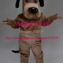 Коричневая собака Bloodhound Маскоты костюм для взрослых Размеры чистые коричневая собака Карнавал Cosply Маскоты te нарядное платье EMS sw1277