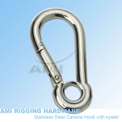 Carbine Hook 6mm In Stainless Steel