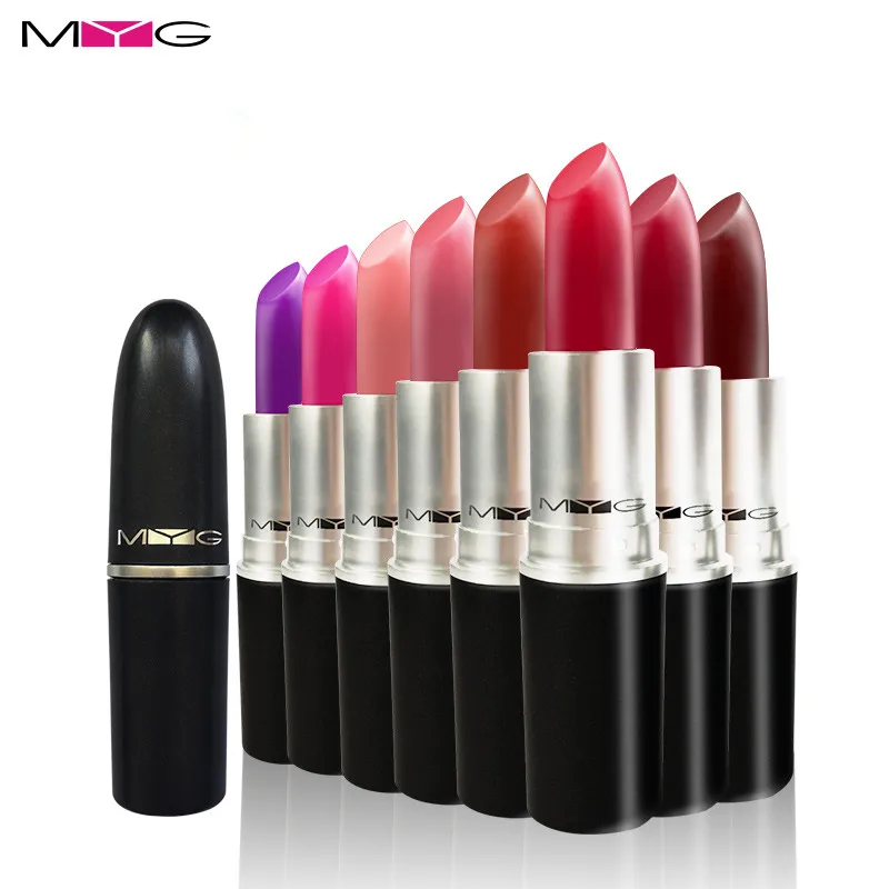 

MYG 12pcs Matte Lipstick make up Lipstick Ruby Woo Please Me Russian Red Honey Love Heroine Angel Velvet teddy