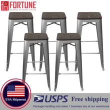 USA Shipment Bar Stool Wood Bar Chair 5 Pieces Metal High chair Mid Century Modern Bar Stool High Quality Bar Chair USA Shipment Bar Stool Wood Bar Chair 5 Pieces Metal High chair Mid Century Modern Bar Stool High Quality Bar Chair