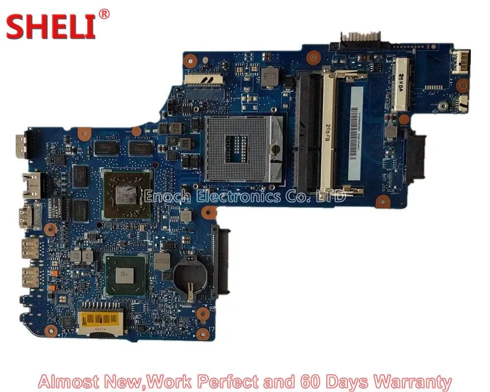 

SHELI H000038410 Laptop Motherboard For Toshiba Satellite C850 C855 L850 L855 PLF/PLR/CSF/CSR HM76 HD 7670M Main Board Works