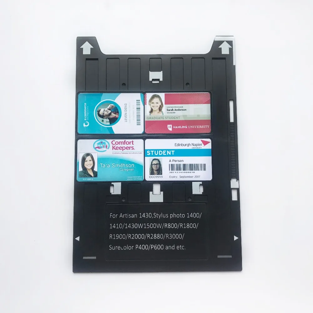 10 шт./лот лот для струйной печати из ПВХ лоток идентификационных карт Epson SureColor P400