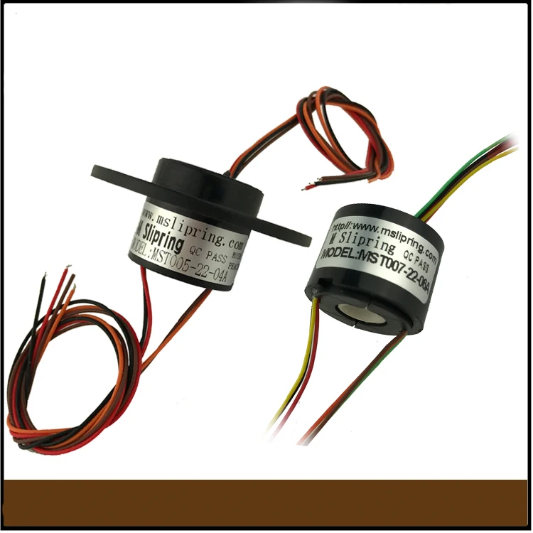 

1PC RC Robot M Slipring 2-12 Channels 1.5A 2A Capsule Rotating Slip Ring Hollow Shaft 5-9mm Rotary Conductive Joint Connectors