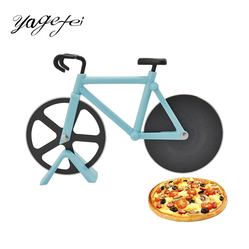 

Pizza Cutter Bike Round Wheel Bicycle Roller Cutter Bike Pizza Cutter Stainless Steel Pizza Accessories Cooking Tools