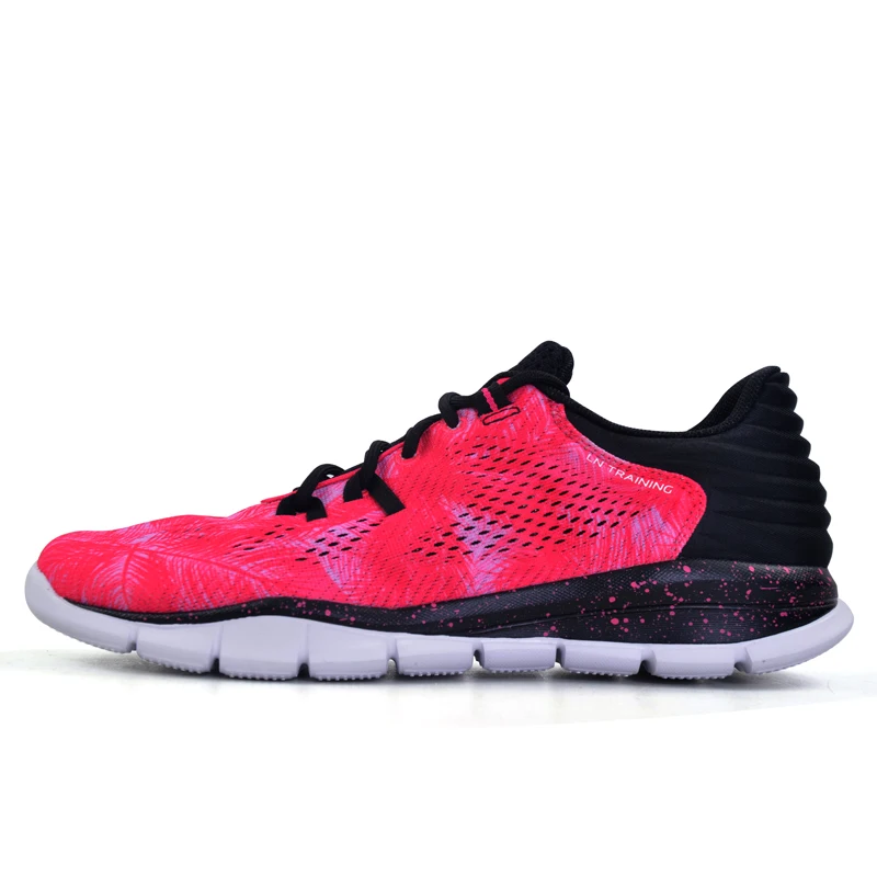 Женские Легкие беговые кроссовки Li Ning 2018 из дышащей ткани с светильник кой