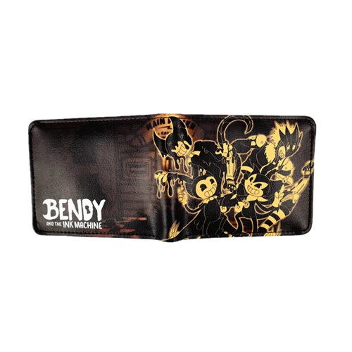 Кошелек для игры Bendy And The Ink Machine, мультяшный Длинный кошелек на молнии, сумка для кредитных карт, денег, высокое качество, мужские и женские кошельки - Цвет: F