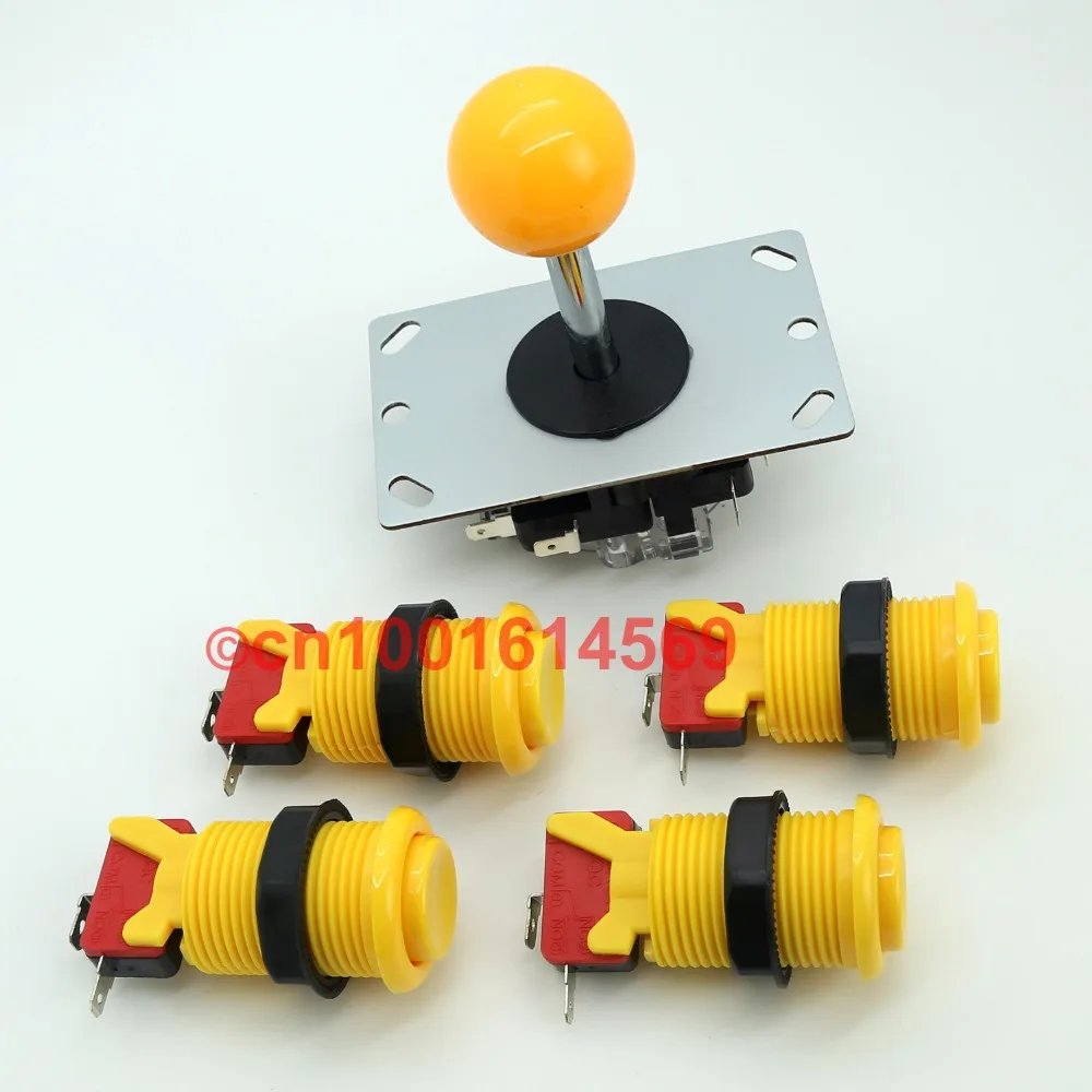 New 8 Way Arcade Joystick +4 X Happ Style Arcade Push