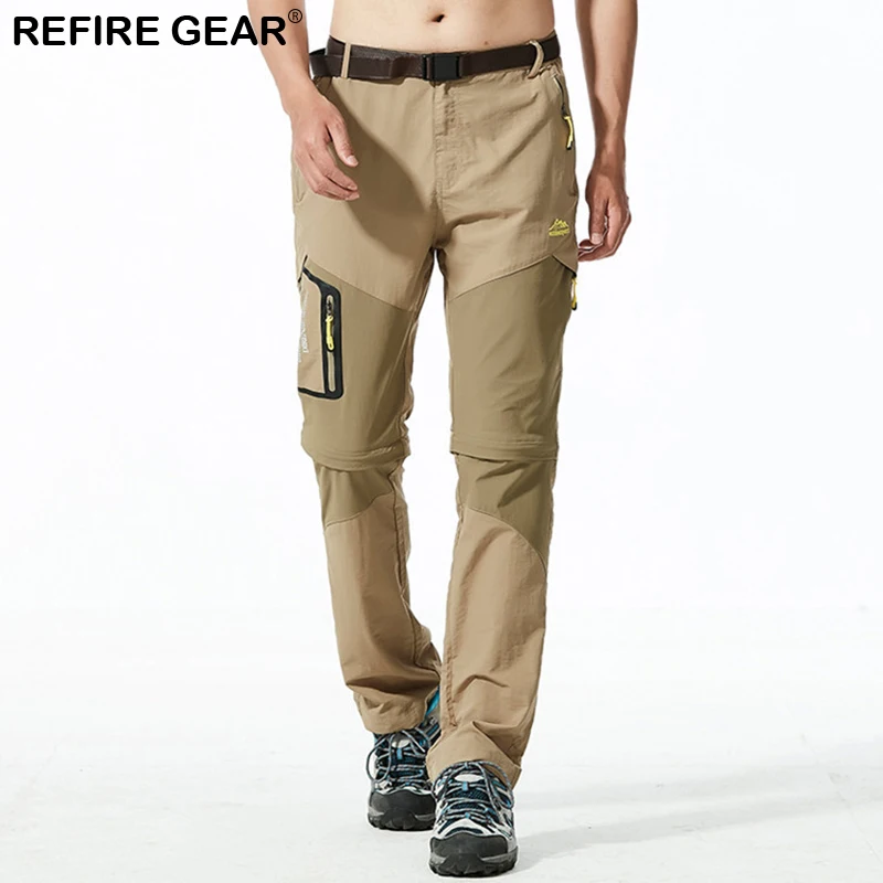 ReFire Gear 2018 новые спортивные штаны для мужчин съемные быстросохнущие тактические