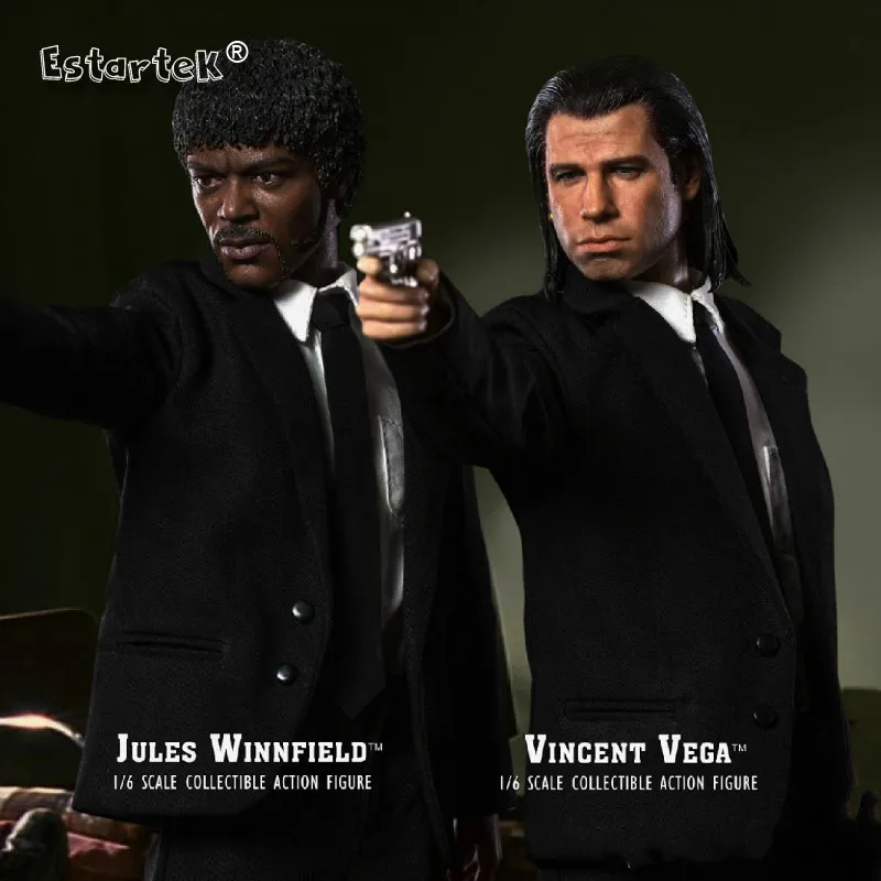 

Estartek 1/6 Pulp Fiction SA0041 Vincent SA0044 Jules Collection Action Figure for Fans Holiday Gift