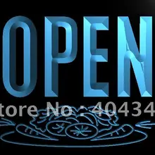 LK743-открытый салат-бар еда кафе светодиодный неоновый свет знак