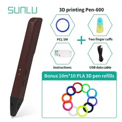 1,75 мм PLA/нить из ПКЛ 3D Ручка Набор SUNLUN новейшая SL-600 3D печать Ручка для детей Исследуйте мозги подарок на день рождения для детей