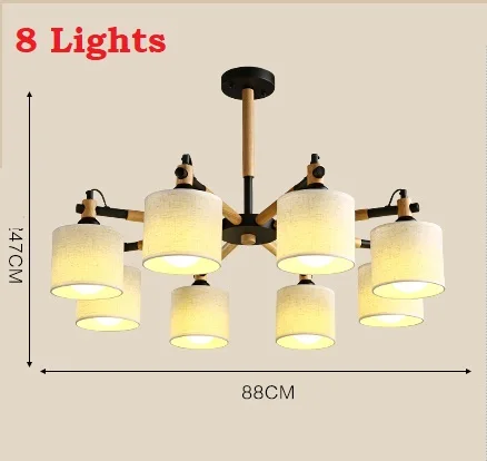 Современный светодиодный светильник-люстра s лампа для гостиной люстра светильник ing подвесной потолочный светильник современный деревянный светильник