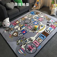 Кристальные кашемировые ковры для гостиной, Мультяшные детские ковры и ковры для спальни, журнальный столик, большой коврик, детский игровой коврик