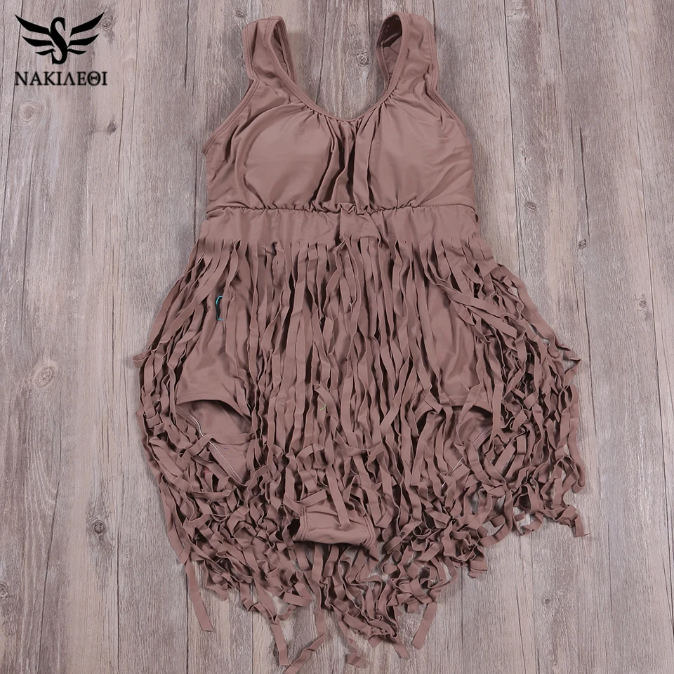 

NAKIAEOI 2019 Sexy Summer One Piece Swimsuit Women Swimwear Vintage Retro Bathing Suits Beach Wear Bandage Monokini Swimsuit