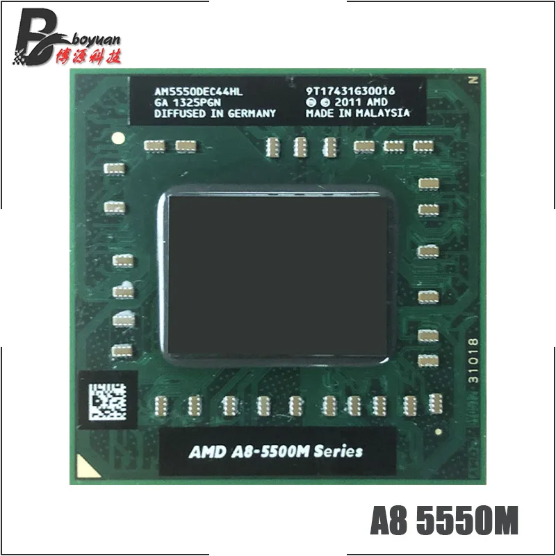 

AMD A8-Series A8-5550M A8 5550M 2.1 GHz Quad-Core Quad-Thread CPU Processor AM5550DEC44HL Socket FS1