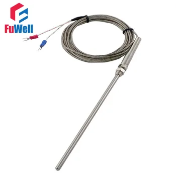 

K Type Thermocouple 4x50mm/5x50mm Probe 8mm Thread Diameter 1M/2M/3M/4M