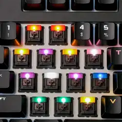 Cherry mсветодио дный x светодиодная цветная светодио дный сменная светодиодная механическая клавиатура diy
