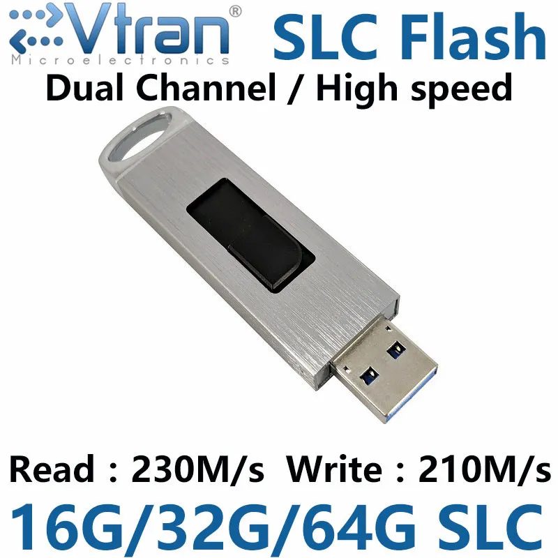 EVTRAN V03SV SLC USB3.0 SLC Pendrive 16G 32G 64G 8CE SLC чтение/запись 220 МБ/с. USB3.0 FlashDisk IS903 SLC флэш-диск металлический чехол