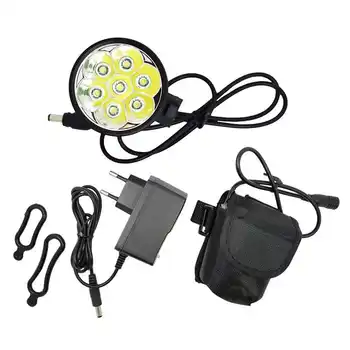 

WasaFire 10000lm 7* XML T6 LED Cycling Bicycle Lights Bike Light Lamps 9600mAh Battery Headlamp Flashlight Fishing Frontlight
