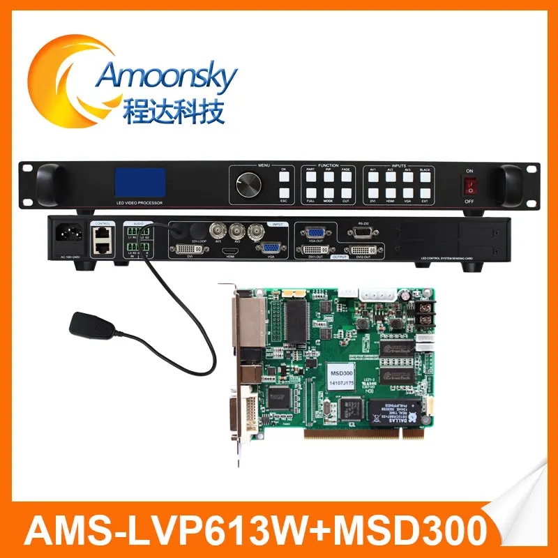

New video processor LVP613W wireless wifi control high refresh P3.91p4.81p3p4p5p6 led display screen with msd300 Nova send card