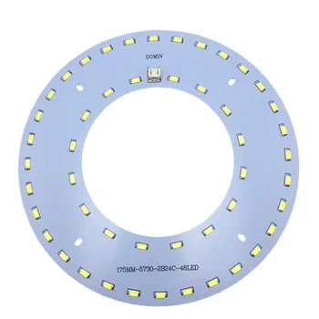 

24W 175MM 5730 Lamp Beads Round Light Board Aluminum Substrate LED Light Source Plate for Retrofit of Ceiling Fan Lighting 5pcs