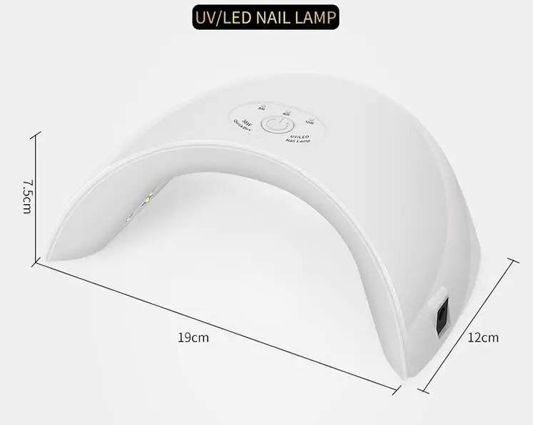 36 Вт УФ-лампа для ногтей из АБС-пластика, Гель-лак для ногтей, отверждающий светильник, инструмент для маникюра, оборудование для дизайна ногтей, светодиодный Сушилка для ногтей