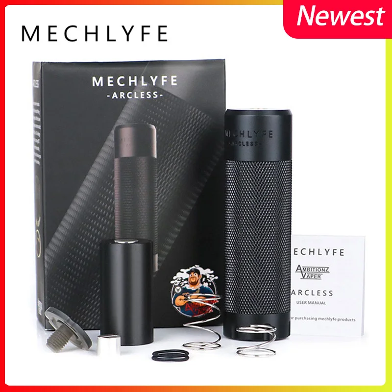 

MECHLYFE x AmbitionZ VapeR ARCLESS MECH MOD fit 18650/20700/21700 Battery MECHLYFE ARCLESS vs CoilART Mage/ VGOD Elite MECH MOD