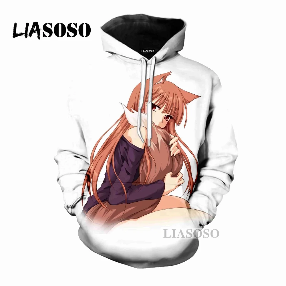 

LIASOSO latest fashion hooded men and women wear anime beautiful girl hoodie 3D color printing hoodie fashion brand clothingW031