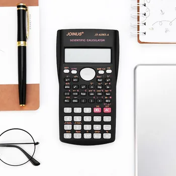 

Multifunctional Scientific 12-Bit Calculator Portable Handheld Function Calculator with Cover JS-82MS-5 Scientific Calculator