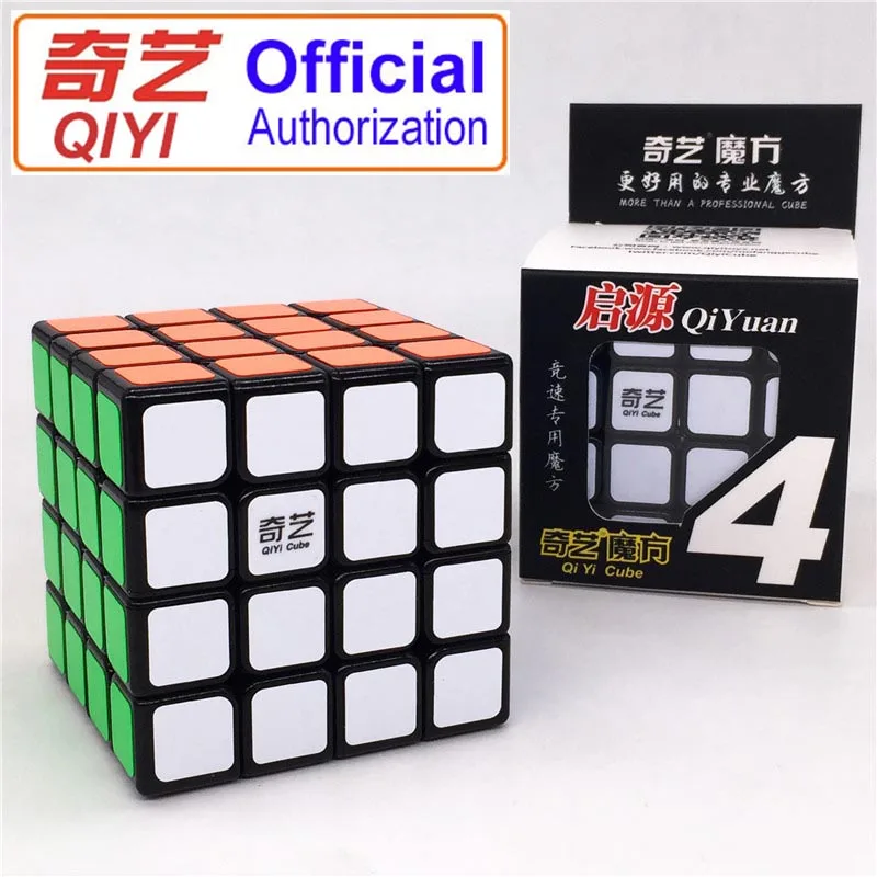 

QIYI QiYuan 161 Rubiks Cube 4x4x4 Layers Top Profissional Speed Cubo Half Bright Sticker Puzzle Magic Cube Children Toys QY401