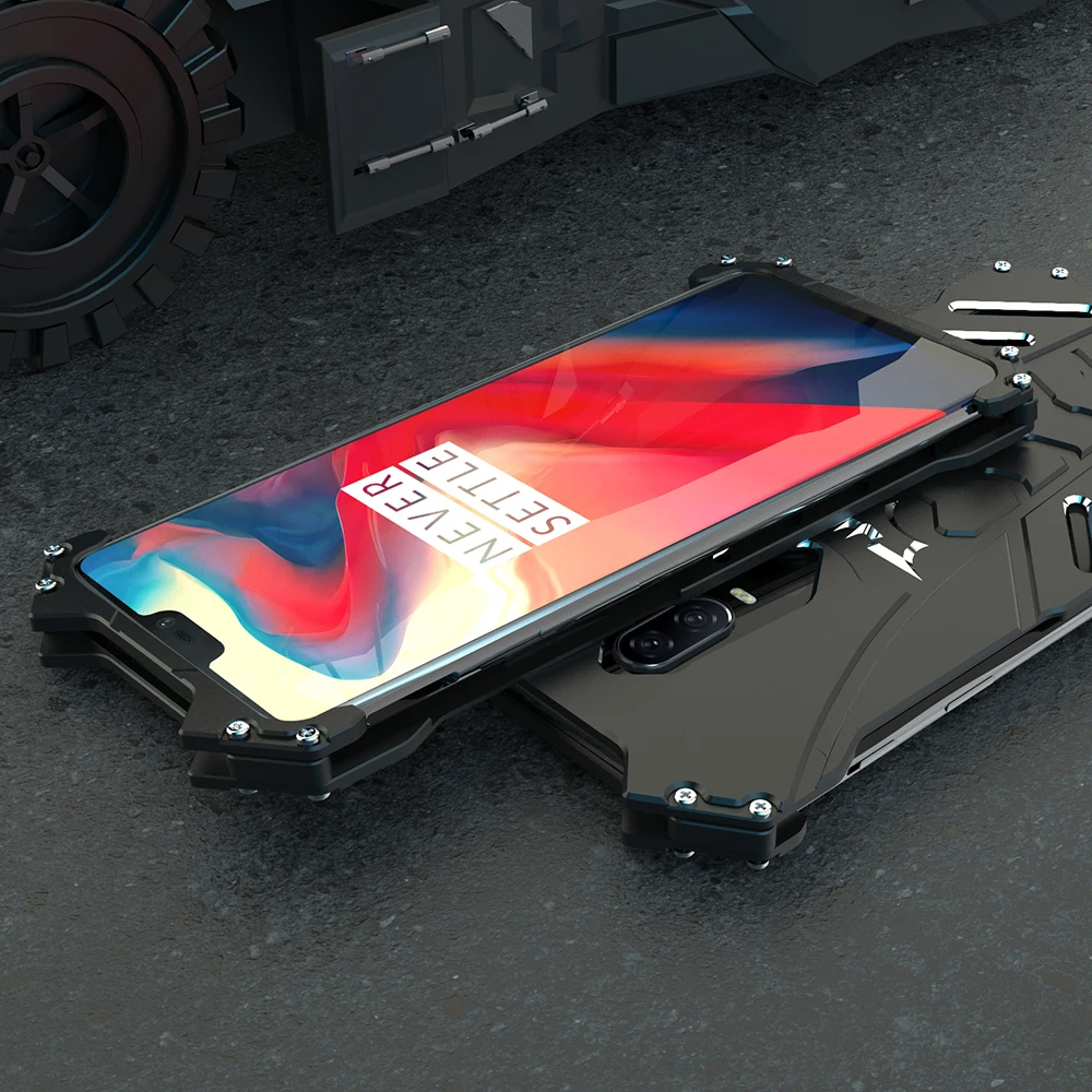 Роскошный Алюминиевый металлический чехол Бэтмена для OnePlus 6 тонкий жесткий сверхпрочный защитный чехол для OnePlus 6 One Plus 6 бампер чехол