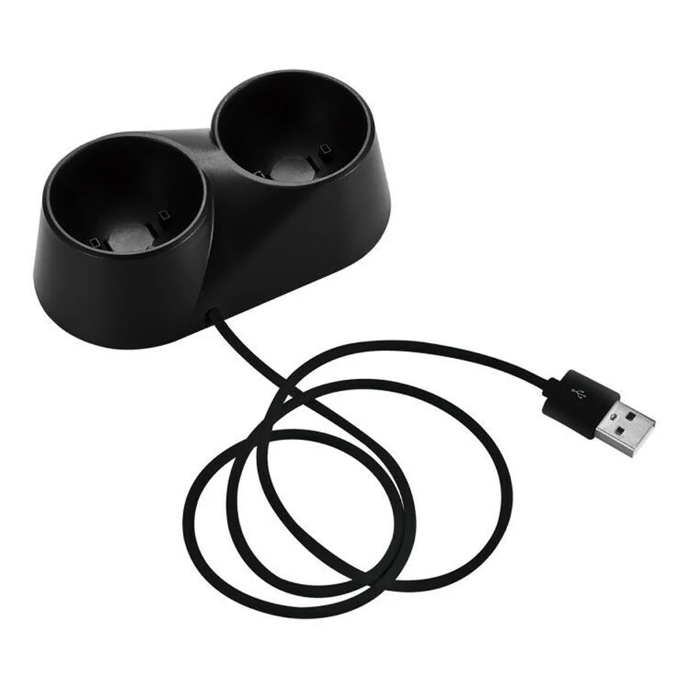 デュアル充電器ドックプレイステーション移動コントローラの Usb 充電ステーション Ps3 Ps4 Vr モーションコントローラ Dc 5v 入力ブラック Chargers Aliexpress